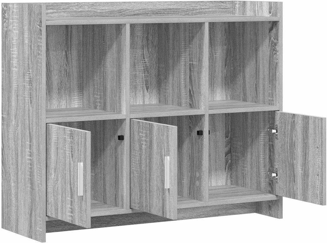 Brambly Cottage 98.5 cm W Sideboard Grey Sonoma 80cm H X 98.5cm W X 33cm D