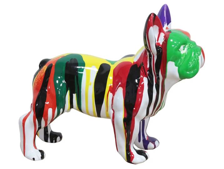 Skulptur Bunte Bulldogge 2 image LAND