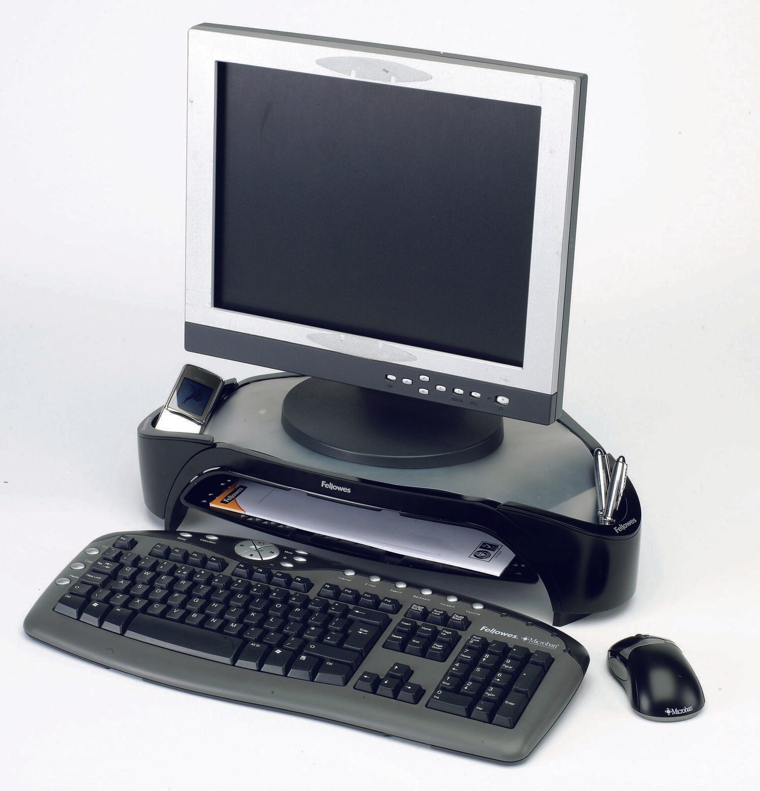 Fellowes Monitorständer Smart Suites Plus schwarz 8020801
