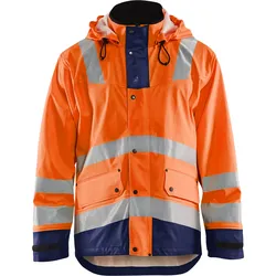 Blakläder High Vis Regenjacke 4302 2003 in zwei Farben - orange/marineblau - 2XL