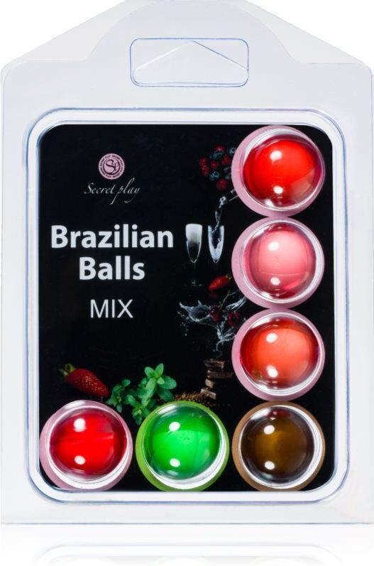 Secret play Brazilian Mix 6 Balls set huile de massage 24 g
