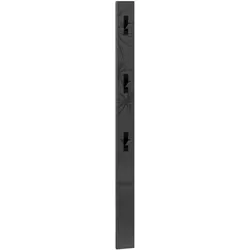 XORA Garderobenleiste IDEA ANTHRAZIT - B/H/T ca. 15.00x170.00x2.00