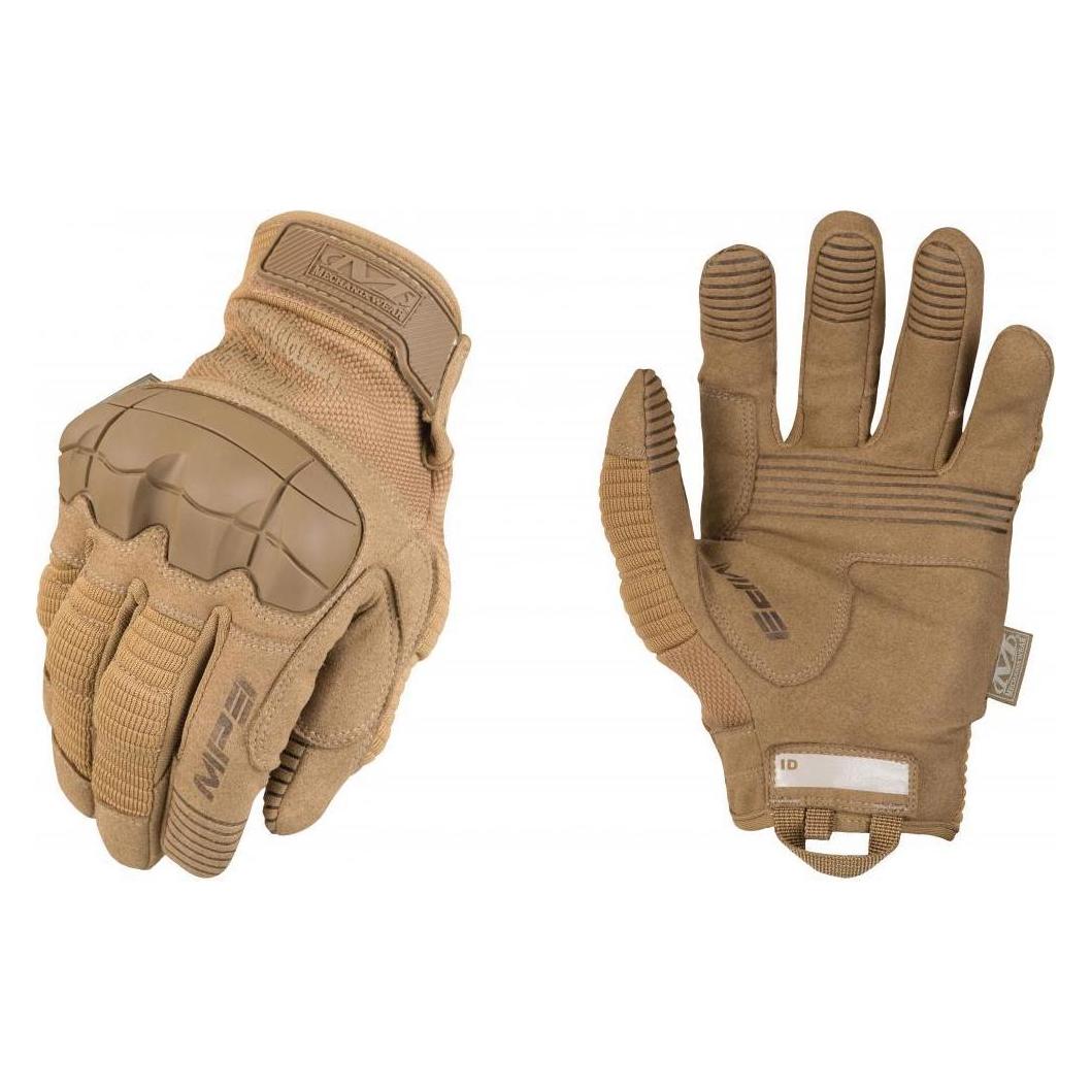 Mechanix Wear Gloves Mechanix M-Pact 3 Coyote 11 / XL size. Velcro, TrekDry, faux leather, palm, teeth, Armortex (XL) (19182)