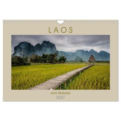Laos - eine Bildreise (Wandkalender 2027 DIN A4 quer), CALVENDO Monatskalender