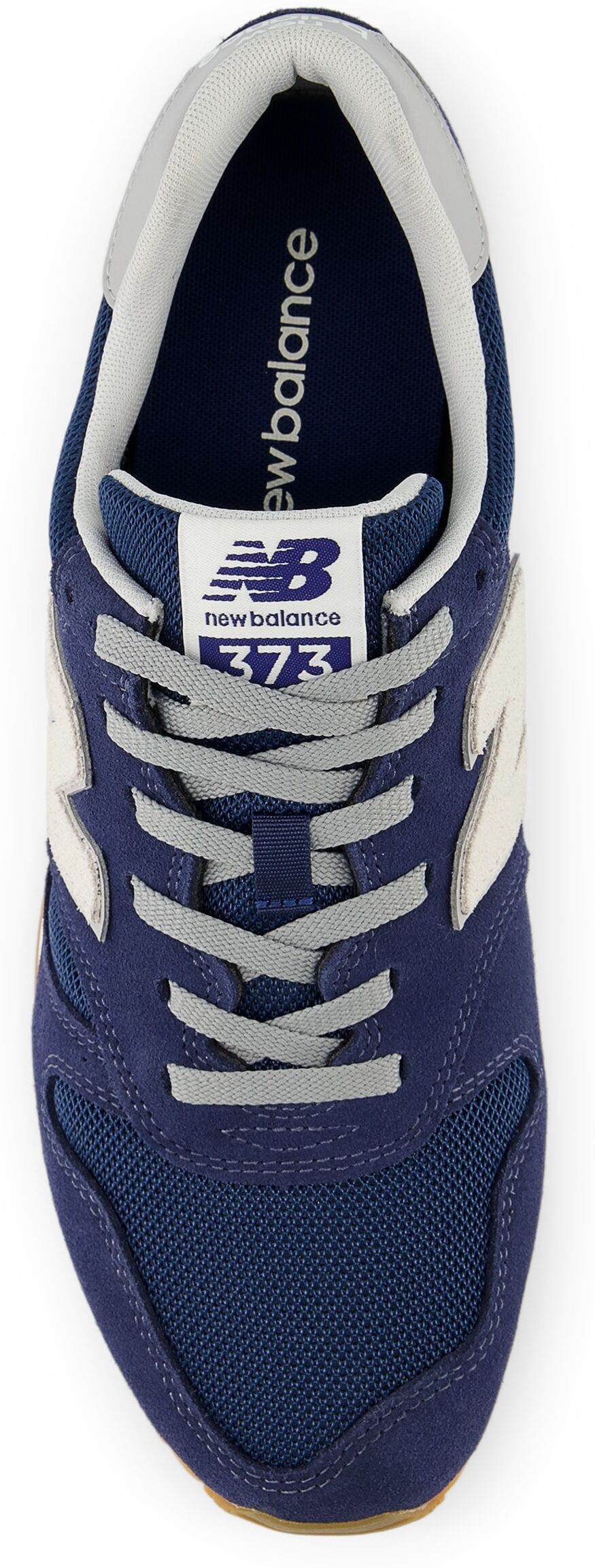 Sneaker NEW BALANCE "373", Herren, Gr. 42,5, blau (nb navy), Leder, Synthetik, Schuhe Sneaker nb navy 42,5