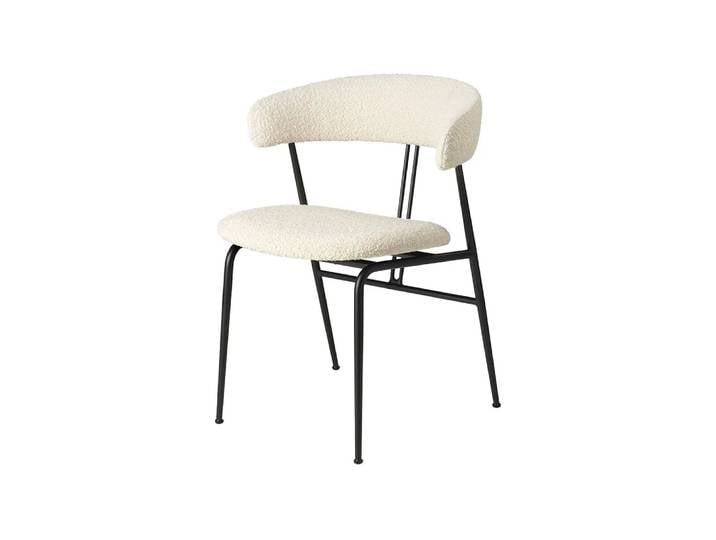 GUBI Violin Stuhl Stoff karakorum 001 Weiß, Textil