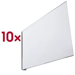Durable 10x Gangschild magnetisch A4 quer transparent, 30.3x21.4 cm