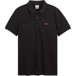 Levi's Herren Poloshirt - Housemark Polo, Baumwolle, einfarbig Schwarz / M