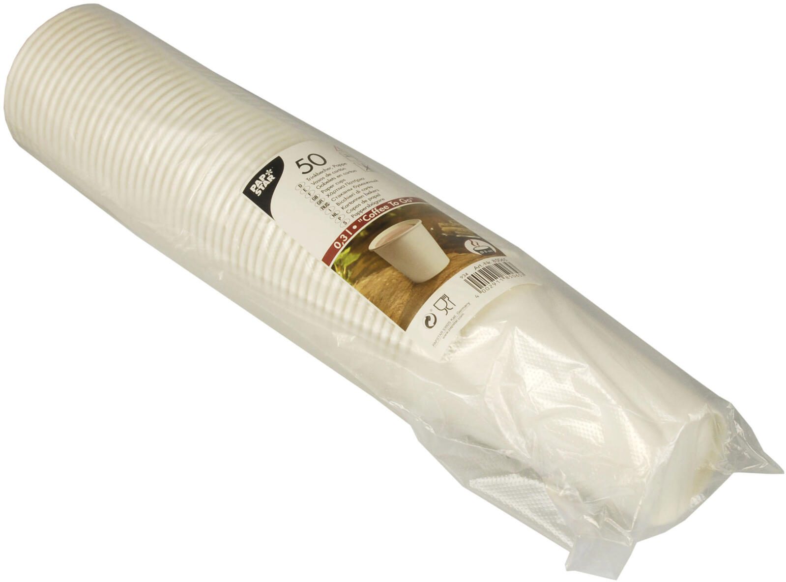 STARPAK PAPSTAR Einweg-Trinkbecher 8 cm 0,3 l weiß 85065