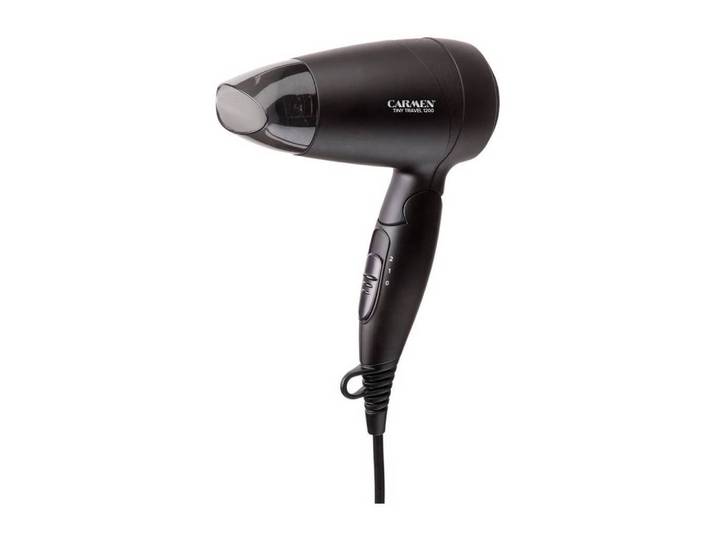 Carmen TD1215 Haardroger Zwart