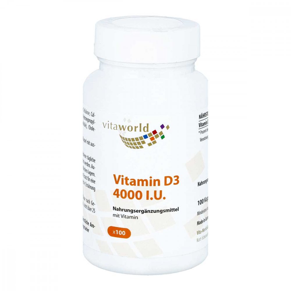 Vita World GmbH Vitamin D3 4.000 I.e. Kapseln 11038649
