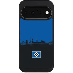 Nivocase Handyhülle für Google Pixel 11 Pro Hülle NIVOpure Case Schwarz HSV Hamburg Skyline (Google Pixel 11 Pro), Smartphone Hülle, Schwarz