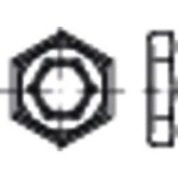 Sicherungsmuttern (PAL-Muttern), DIN 7967 Federstahl feuerverz. M10