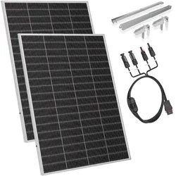 SUNSHARE Ray Lite 400 W Set mit MC4-Adapterkabel und Halterung