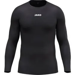 JAKO Herren Unterhemd Longsleeve Function, Größe XL in Schwarz Schwarz