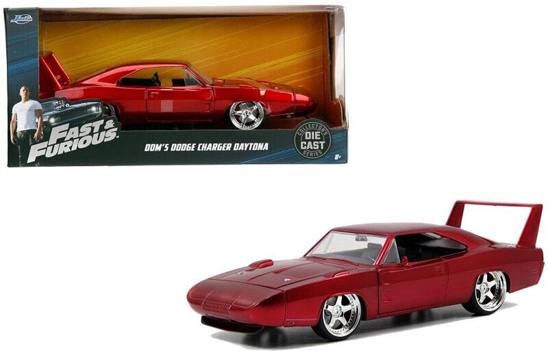 Miniature 1:24 Dodge Charger Daytona rouge Fast & Furious 1969 - Jada Toys