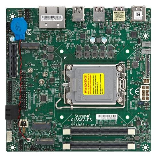 Supermicro Mainboard X13SAV-PS (LGA 1700, Mini-ITX) (MBD-X13SAV-PS-O)