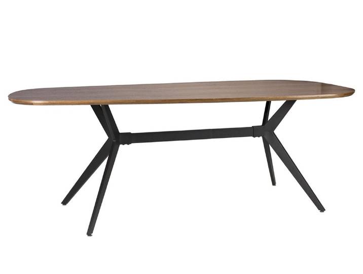 Esstisch Chase Organic Rectangular – aus MDF in Beige - Luxusbetten24