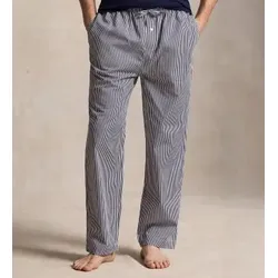 Polo Ralph Lauren für Herren. 714899509050 Pyjama-Hose aus Baumwolle mit marineblauen Streifen (XS), Heimtextilien