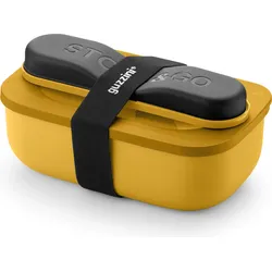 Store & Go Lunchbox 900 ml gelb mit Besteck