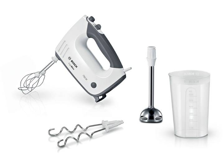Bosch MFQ37470 ErgoMixx - Handmixer - 750W - Wit