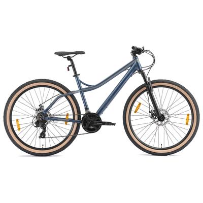 Mountainbike BIKESTAR Gr. 43, blau, Fahrräder, 43cm, 27,5 Zoll (69,85cm), für Damen und Herren, Kettenschaltung