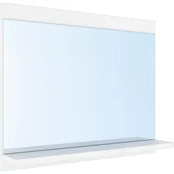 En.Casa, Spiegel, Badezimmerspiegel Krildihana 60x50x12 cm Weiss (60 x 50 cm)