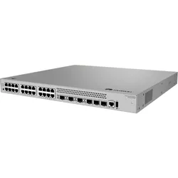 Huawei S530-24T4XE 24x10/100/1000BASE-T ports 4x10GE SFP+ ports 2x12GE stack ports with 1xAC power m (24 Ports), Netzwerk Switch, Grau