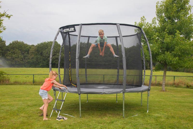 KETTLER Outdoor Trampolin JUMP 305, Farbe:Grau