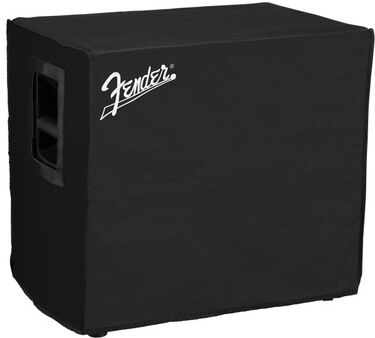Fender Cover for Rumble 210 Cabinet Schwarz mit weißem besticktem Logo