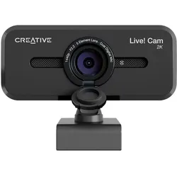 Creative LiveCam Sync 2K V3, QHD-Webcam (3.60 Mpx), Webcam, Schwarz