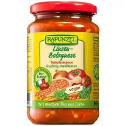 Tomatensauce Linsen-Bolognese