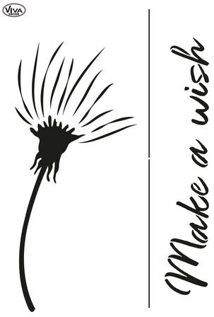 Blob-Schablone "Pusteblume"