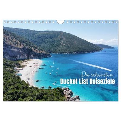 Die schönsten Bucket List Reiseziele (Wandkalender 2027 DIN A4 quer), CALVENDO Monatskalender