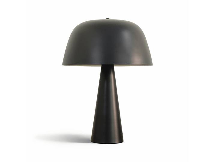 Lampe en métal mat noir