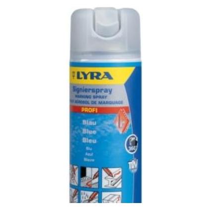 Lyra Signierspray blau 500 ml (500 ml) (L4180051)