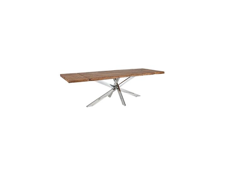 Ausziehbarer Massivholz Esstisch „Arkansas“ 180 - 260 x 90 cm Akazienholz Natur Bizzotto Home Emotion