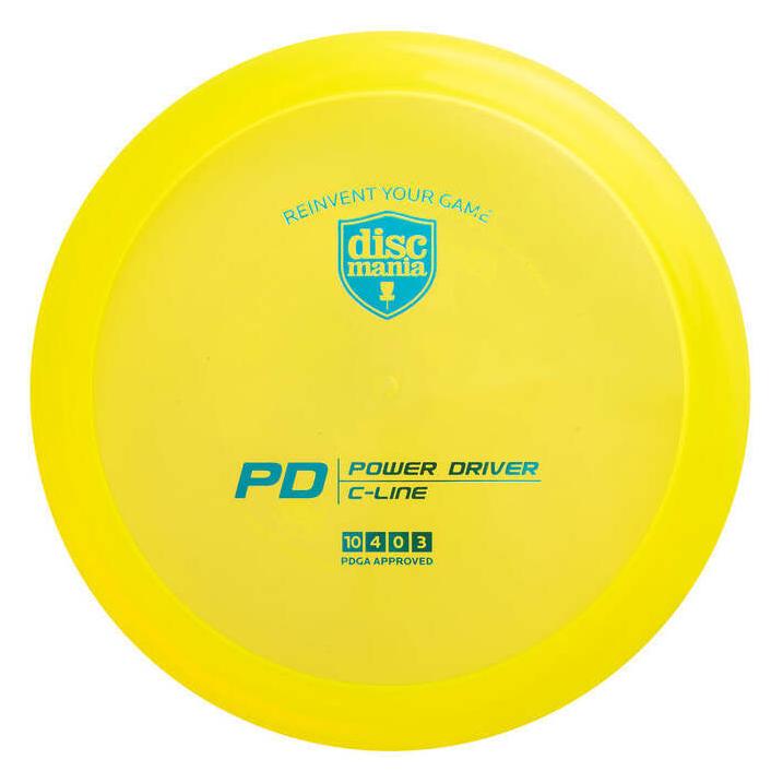Discmania Discgolf Distance Driver C-LINE PD Yellow 10/4/0/3 (ST851DM372114Y)