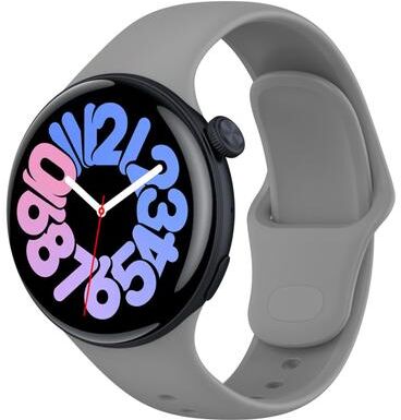 Everyday Crate Vivo Watch 3 Silicone Watch Strap Adjustable Replacement Watch Band Soft Sport Wristband grey