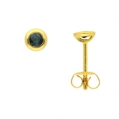 Paar Ohrhänger ADELIA´S "Ohrstecker Ohrringe 585 Gold ( 14K ) mit Saphir", gold, Ohrringe, Damen, Damen, Gold, Goldohrringe
