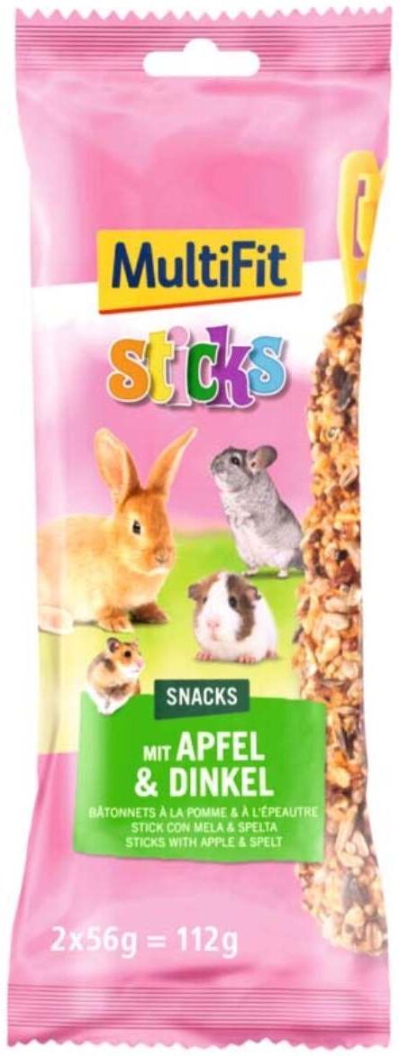 MultiFit Snack per Roditori 2PZ MELA/FARRO