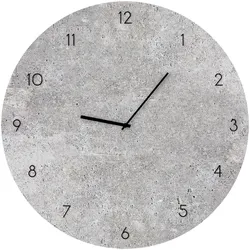 Wanduhr Grau Ø ca. 30cm