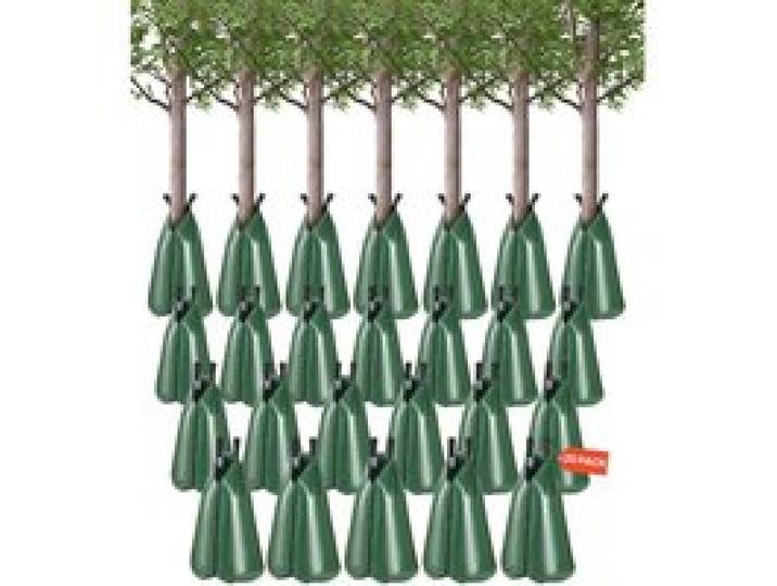 VEVOR Baumbewässerungsbeutel, 25er-Set, 75L Bewässerungsbeutel für neue Bäume, 5–9 Stunden langsame Freisetzung, Bewässerungssack mit Reißverschluss, Baumbewässerungssystem für tiefes Wurzelmanagement
