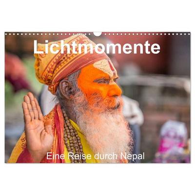Lichtmomente - Eine Reise durch Nepal (Wandkalender 2026 DIN A3 quer), CALVENDO Monatskalender