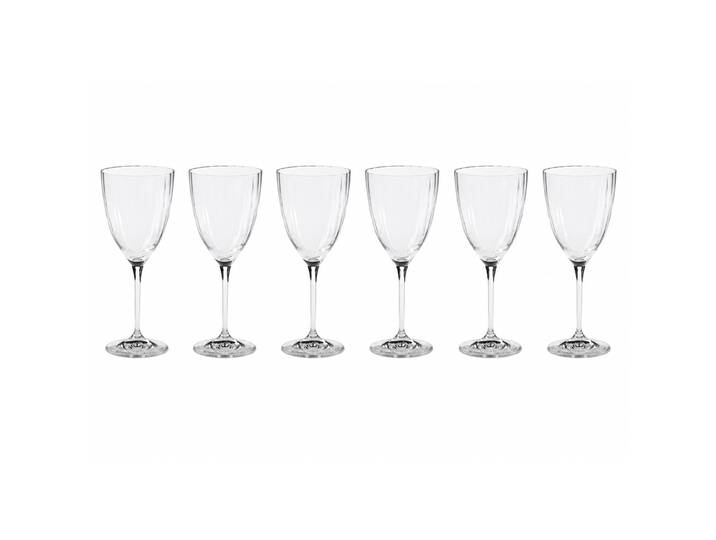 Verres à vin Sensa Riffel ensemble de 6 20cm Transparent/Translucide