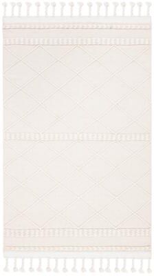 SAFAVIEH Handmade Casablanca Constanze Moroccan Wool Tassel Rug