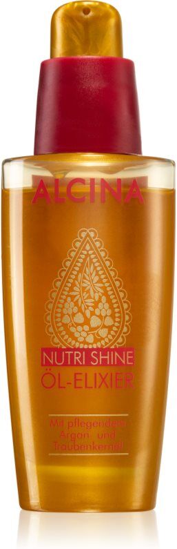 Alcina Nutri Shine élixir à l'huile pour des cheveux brillants et lisses 50 ml
