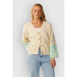 Rip Curl Bossa Nova Jacquard Strickjacke brazilian sand Gr. L