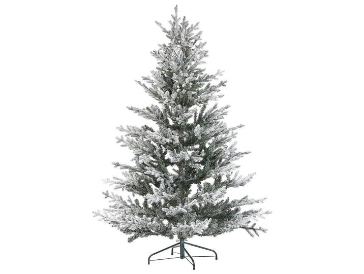 Beliani Weihnachtsbaum 180 cm Weiß Brisco, Kunststoff, 180 cm, Dekoration, Weihnachtsdekoration, Christbäume & Zubehör