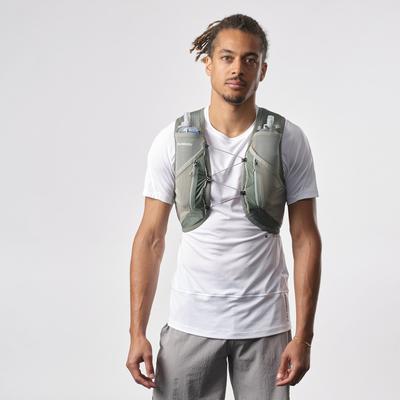 Trinkrucksack SALOMON "ACT SKIN 12 NO FLASKS" Gr. M, laurel wreat, Rucksäcke, M, Obermaterial: 100% Polyester, für sportliche Aktivitäten